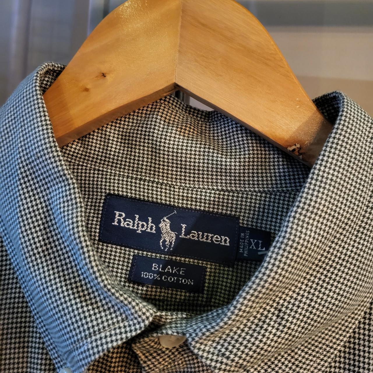 1224E27 - Vintage Ralph Lauren Green Checkered Button Up Shirt longsleeve collared top #Y2K #preppy #smartcasual #golf #oldmoney