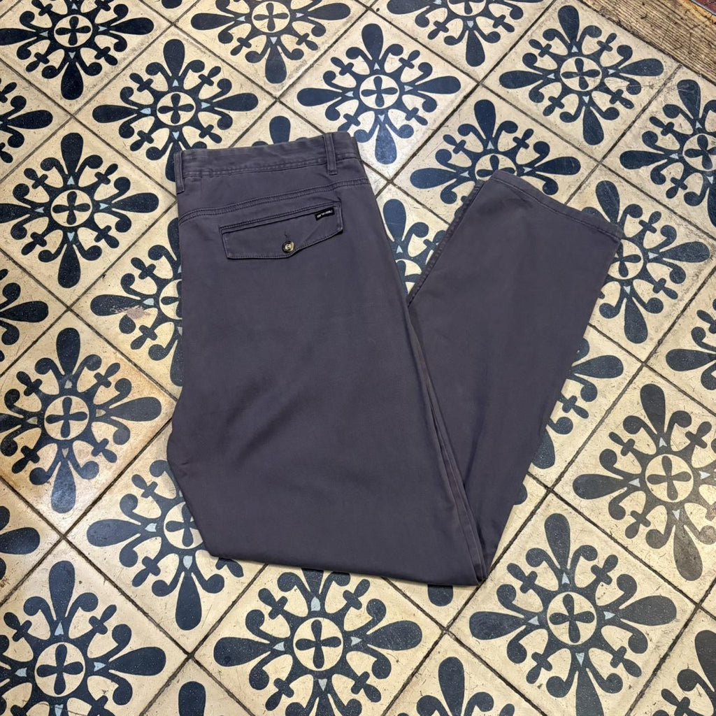 ADN0101H-F - Vintage retro essential Grey Animal Surfer Chino Trousers pants casual workwear #skater #utility #workwear #surfer #animal