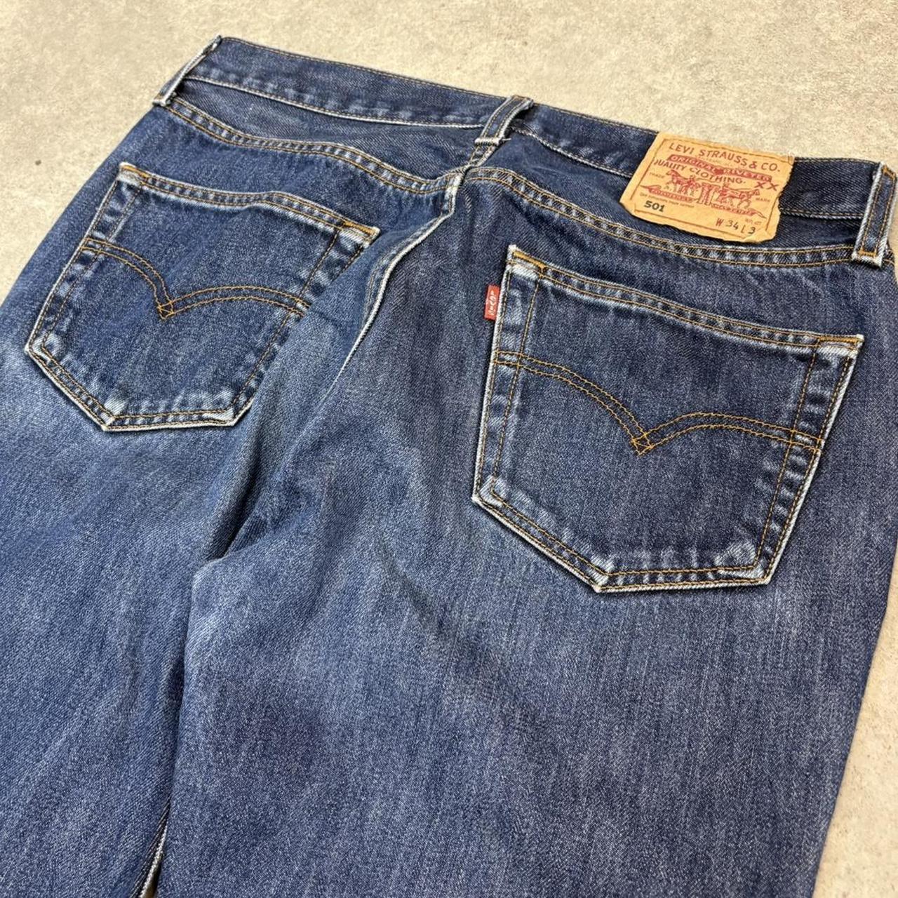 MES2705K - Vintage retro essential  Levi’s 501 Blue Wash Denim Slim Fit Jeans Trousers pants #denim #slim #levis #levis501 #jeans