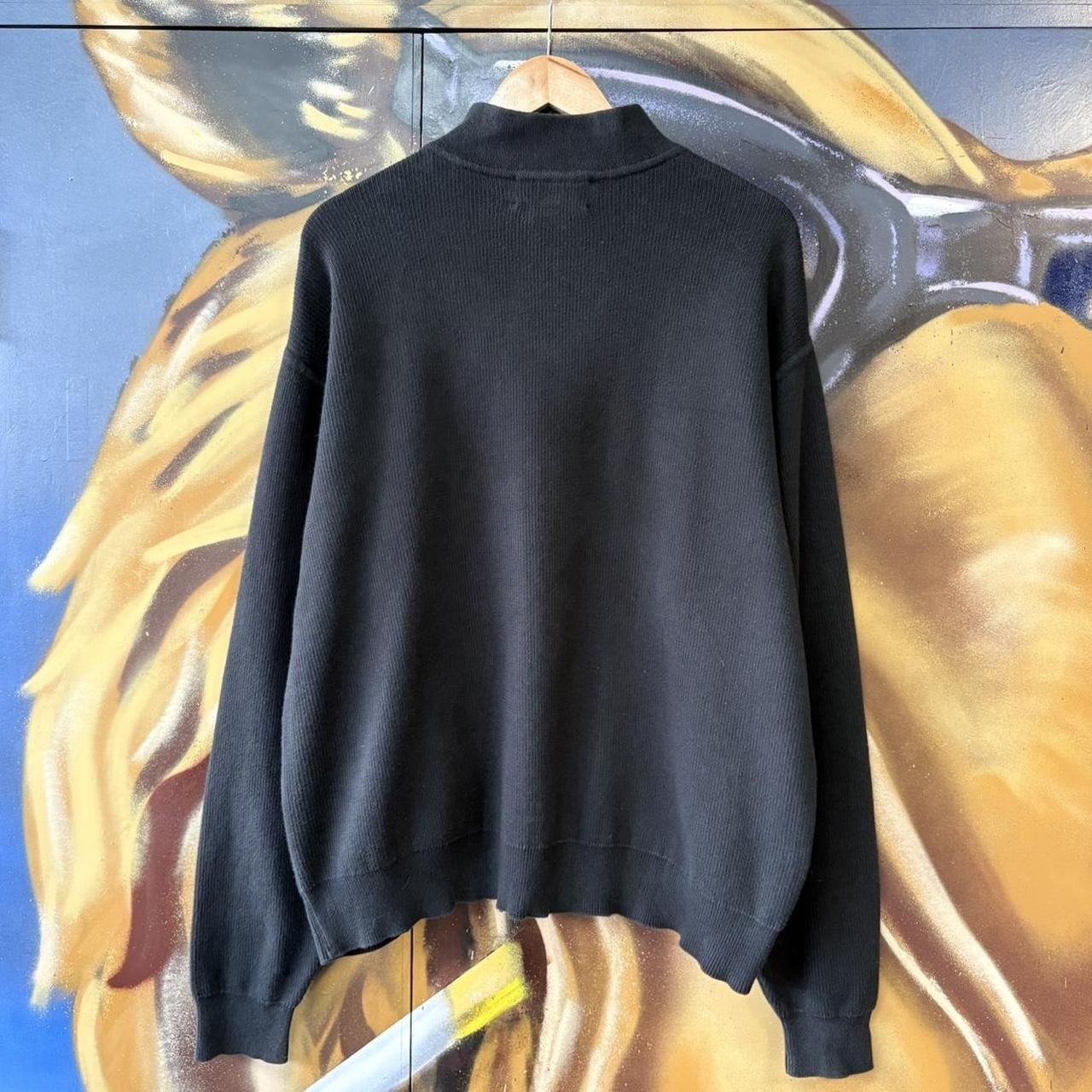 Vintage Polo Sport Ralph Lauren Black 1/4 quarter zip up Sweatshirt jumper fleece top #Y2K #preppy #quarterzip #smartcasual #oldmoney
