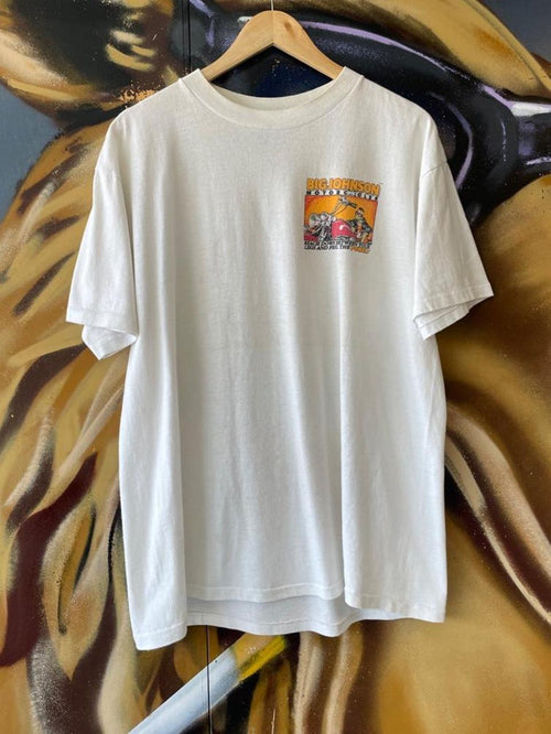 90s Big Johnson Motorcycles Graphic Tee