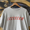 Icecream T Shirt Tee Mens Boxy Large Grey Spellout Logo Graphic Print Streetwear Top USA Y2K 00s