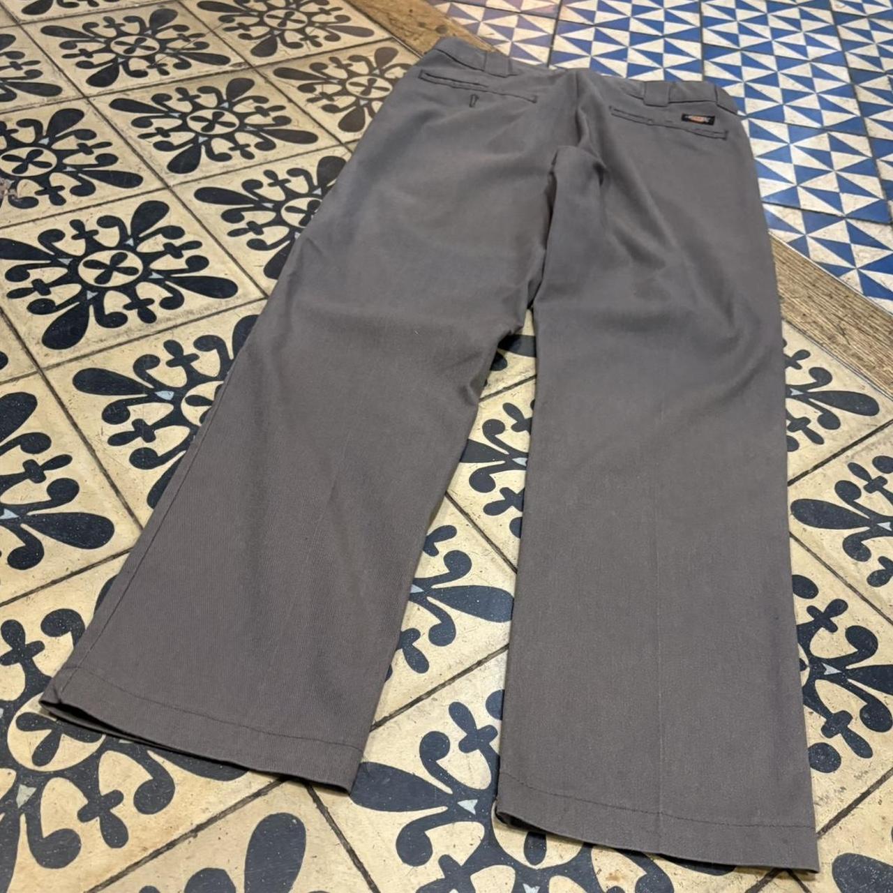 BR2401J-F - Vintage retro essential Grey Dickies Chino Trousers pants casual workwear #skater #utility #workwear #chinos #dickies