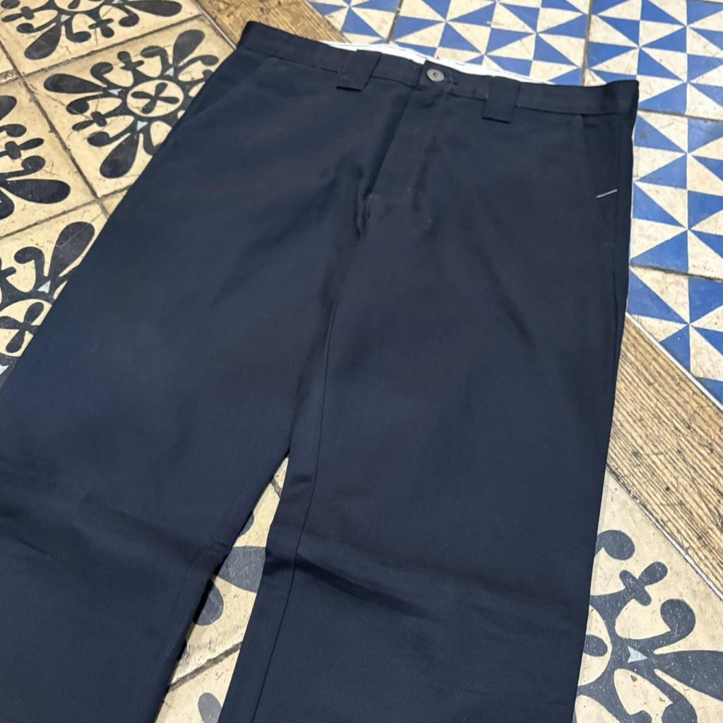 BR2306IF-F - Vintage retro essential  Navy Dickies Skinny Straight Trousers pants casual workwear #skater #utility #workwear #carpenter #dickies