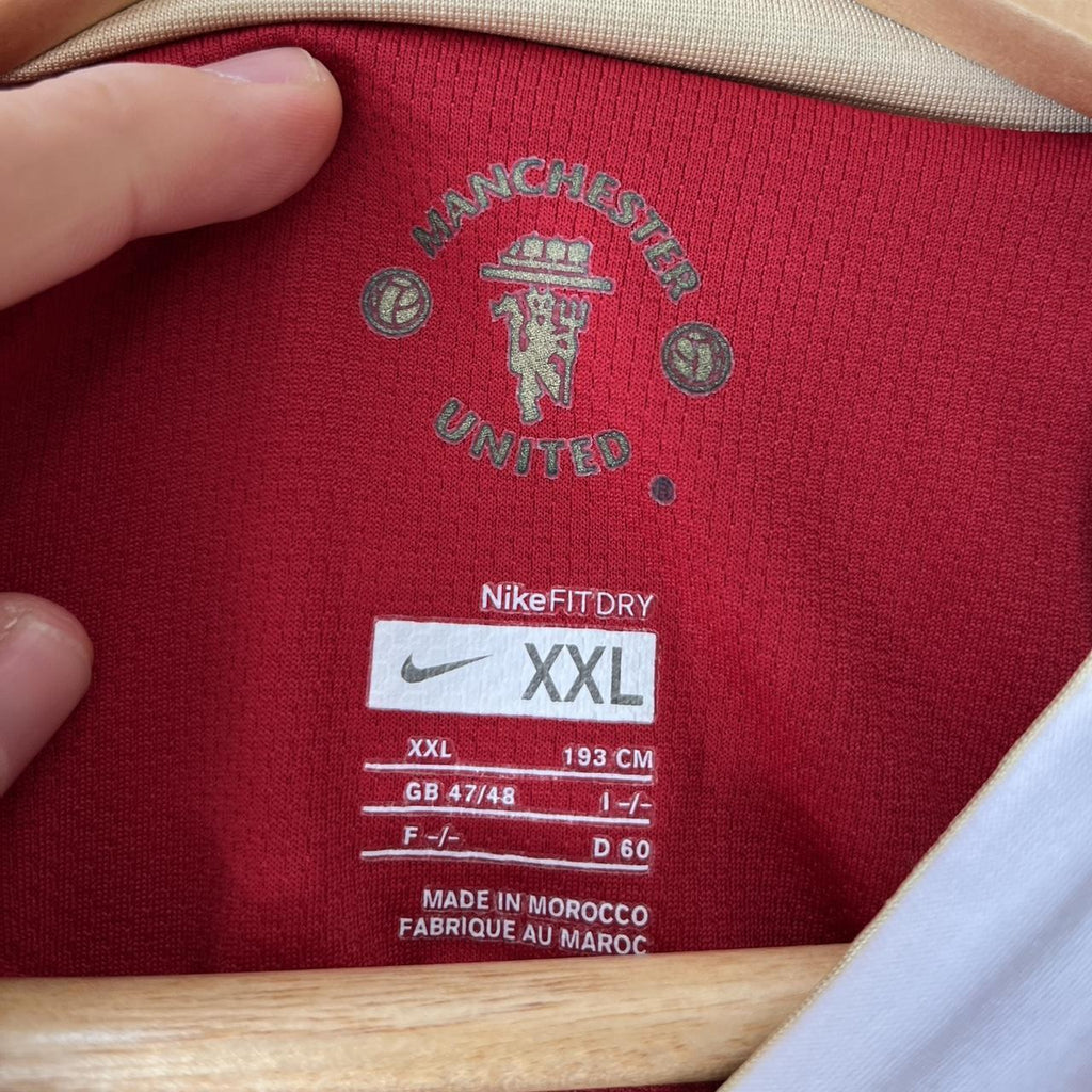 Manchester United 2006/2007 Home Paul Scholes Football Jersey Champions League Authentic