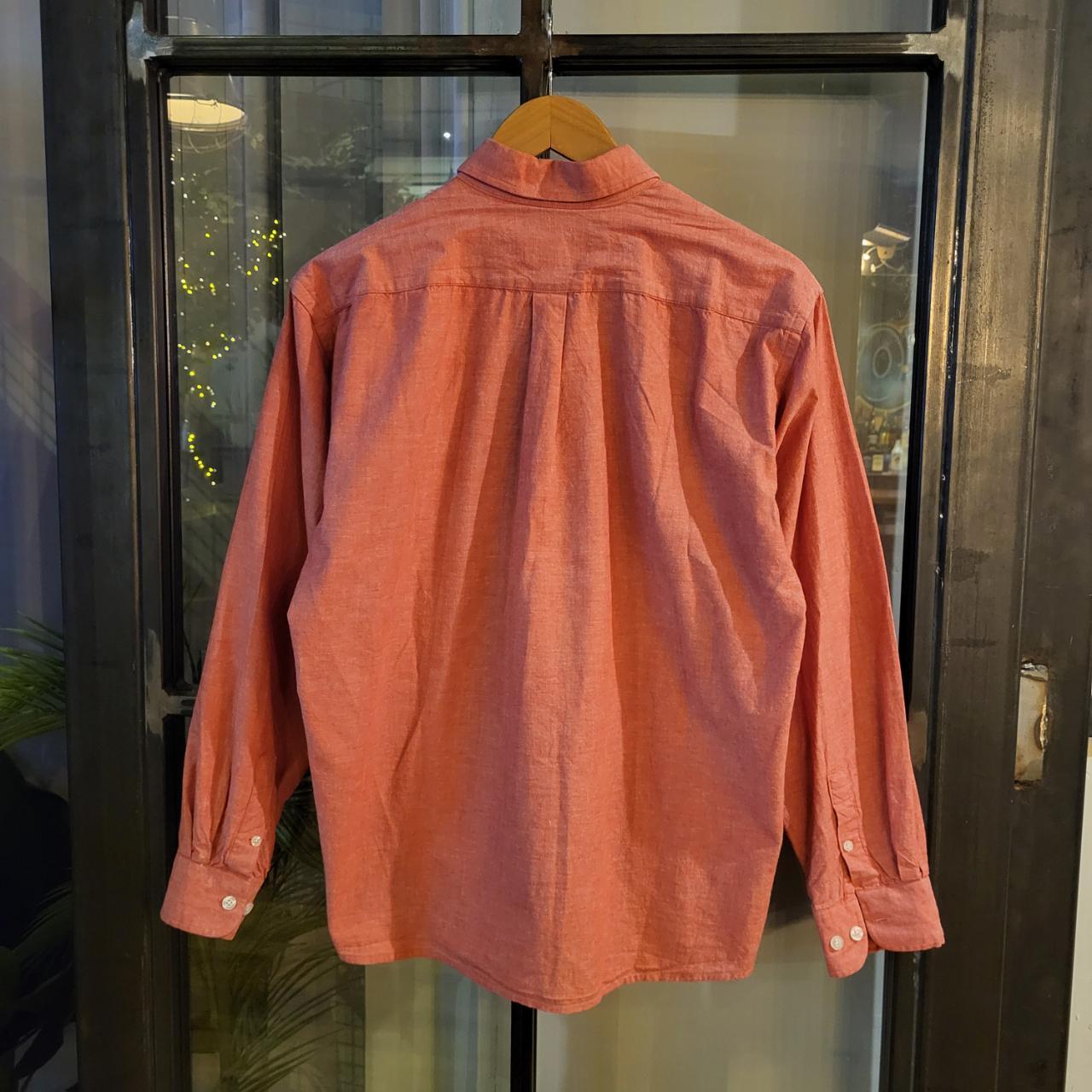 RLS061 - Vintage Ralph Lauren Plain Pink Button Up Shirt Longsleeve collared top #Y2K #preppy #smartcasual #golf #oldmoney