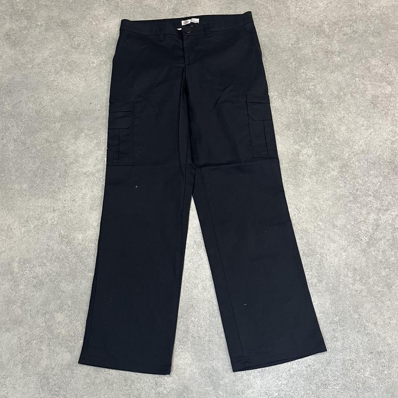 Dickies Black Cargo Skater Trousers Workwear Pants