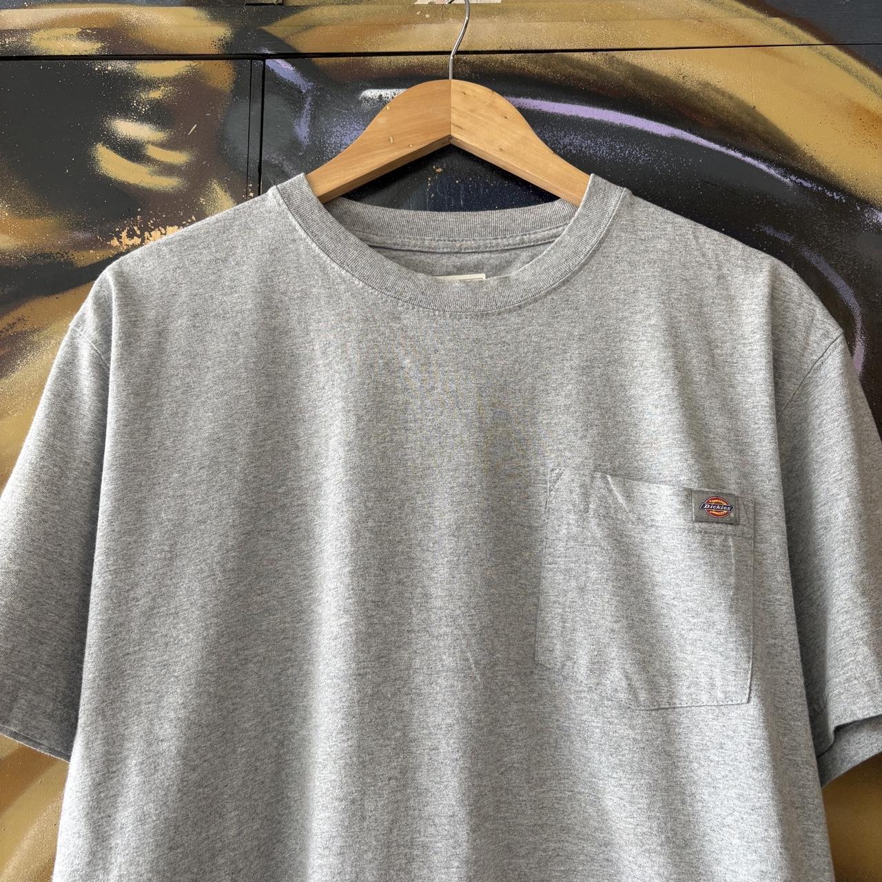 Vintage Dickies T shirt Mens Medium Grey Prterdale Relaxed Fit Workwear Durable Skate Tee Top 90s Y2K 00s