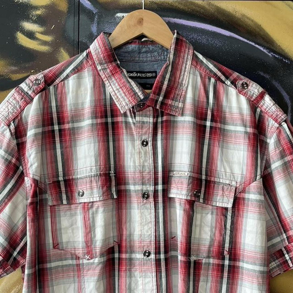 Y2K Ecko Check Short Sleeve Shirt