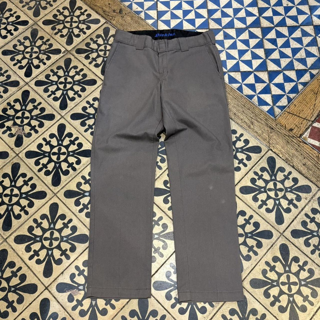 BR2401J-F - Vintage retro essential Grey Dickies Chino Trousers pants casual workwear #skater #utility #workwear #chinos #dickies