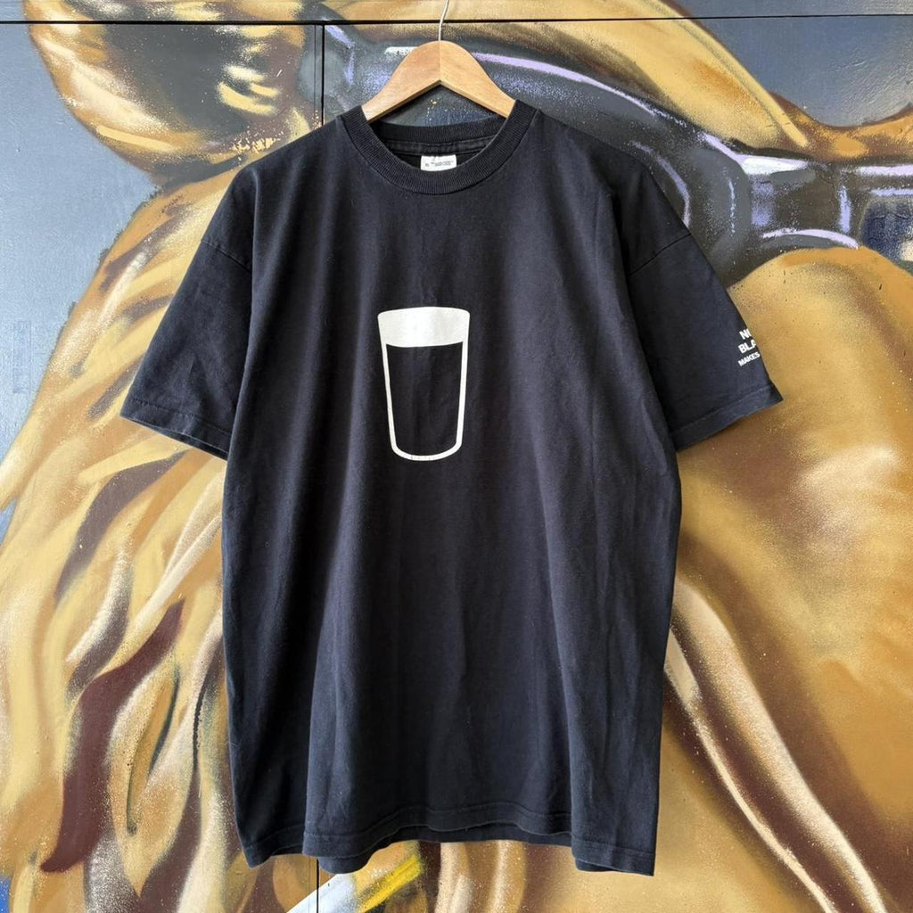 Vintage Guinness Screen Stars T Shirt Mens XL Black Beer Promo Graphic Print Logo Tee Top 90s Y2K