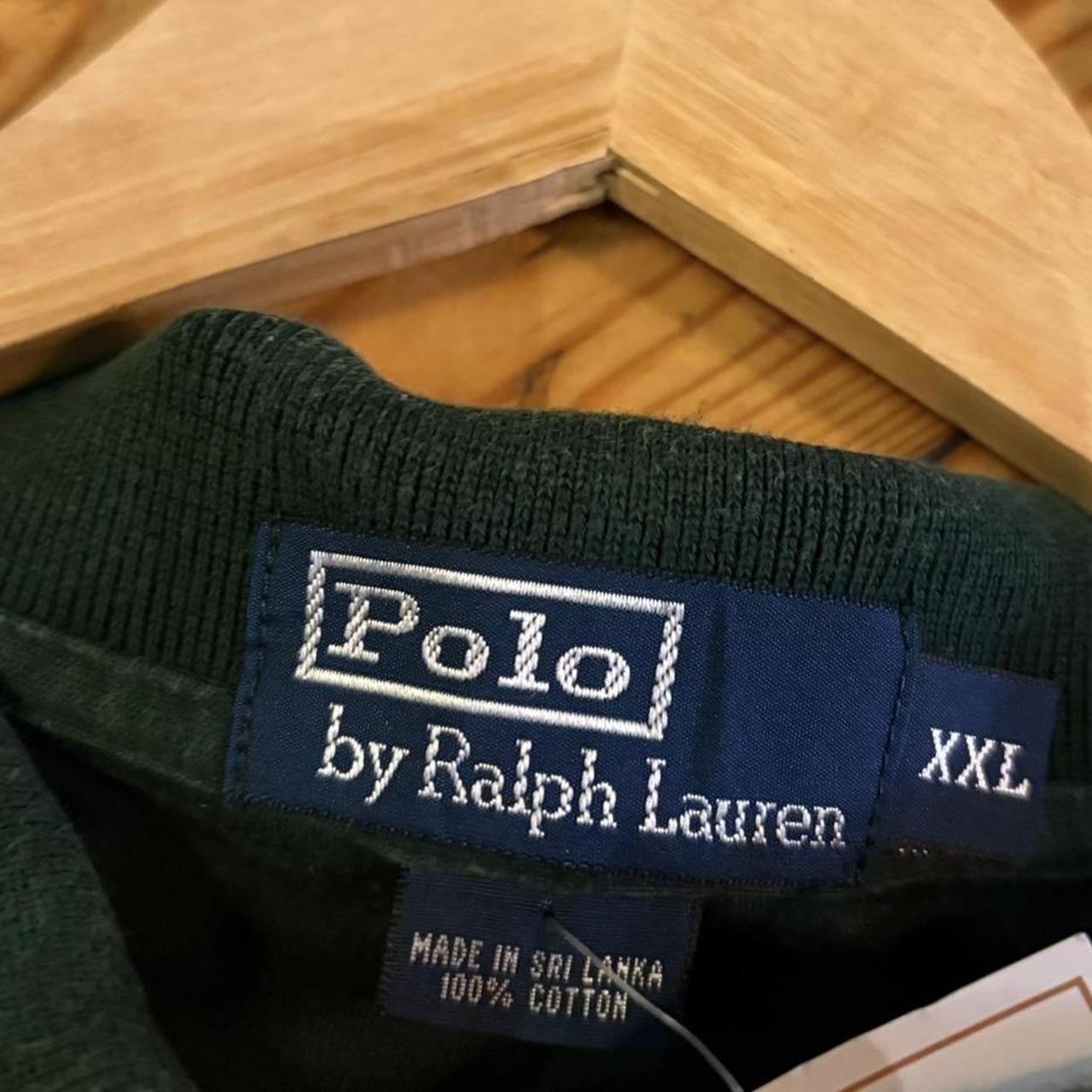 BR2306BP-P - Vintage Retro Ralph Lauren Dark Green Polo Shirt Short Sleeve collared button up top  #Y2K #preppy #chiefkeef #oldmoney #ralphlauren