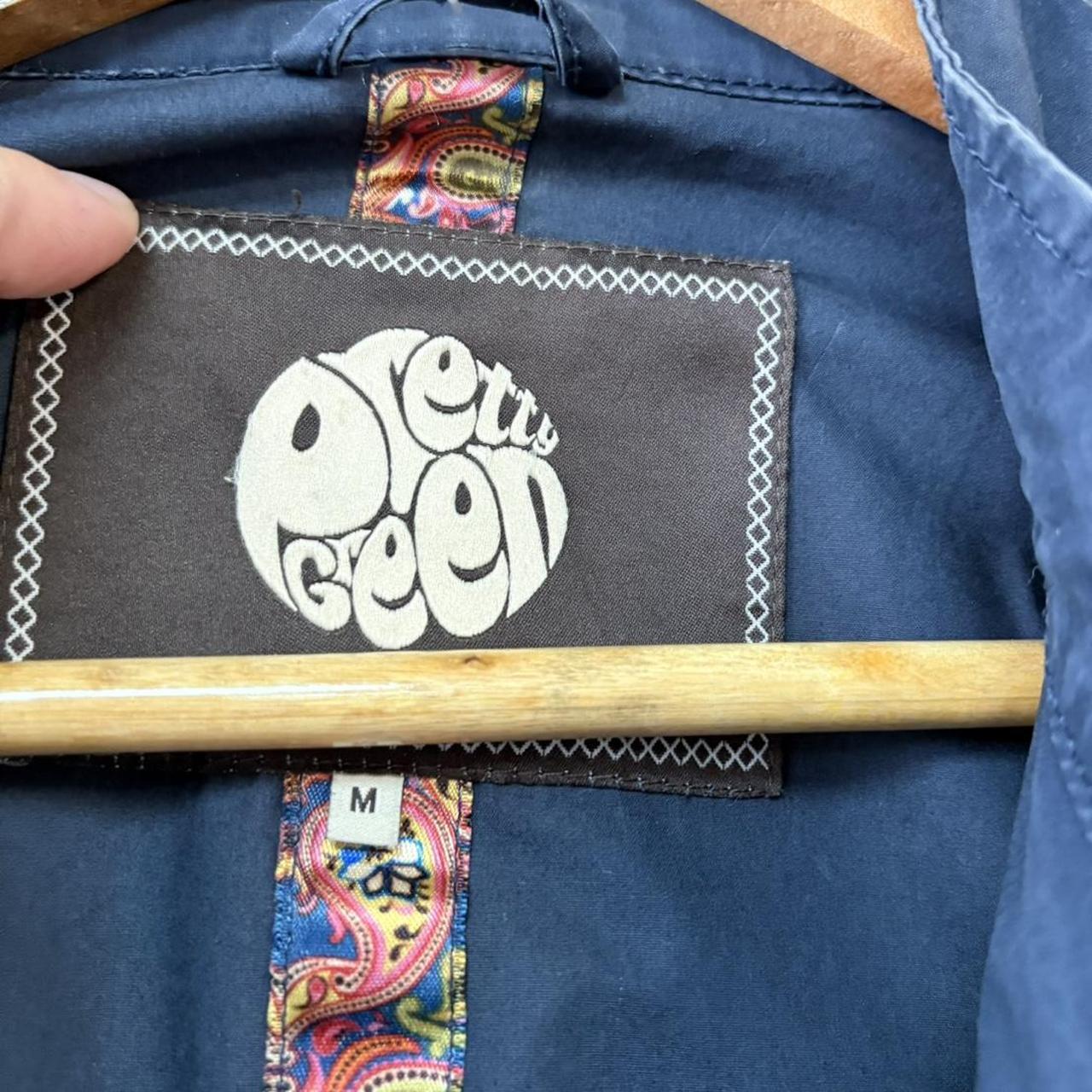 CP2104A-U - Vintage Retro Essential Pretty Green Navy Harrington Full Zip Jacket #harrington #oasis #prettygreen