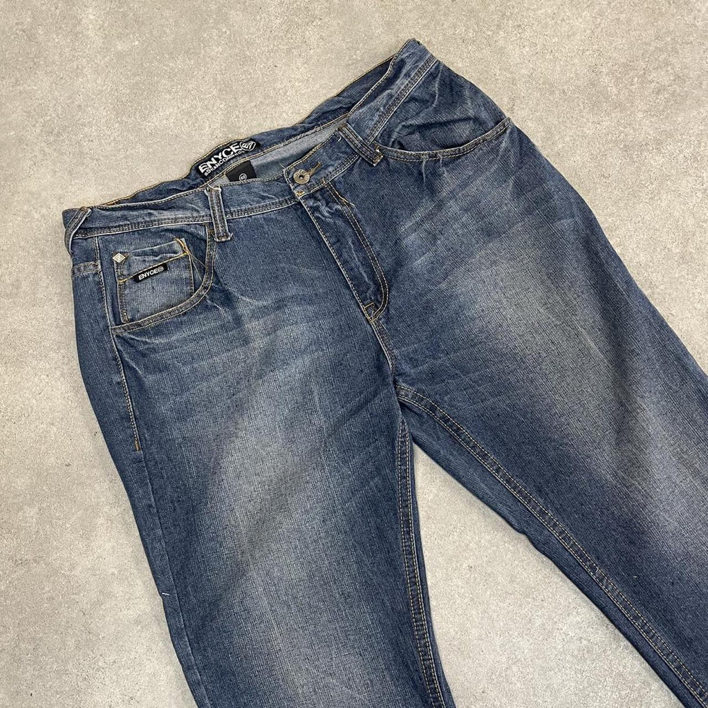 Enyce Baggy Y2K Hiphop Dark Wash Denim Jeans