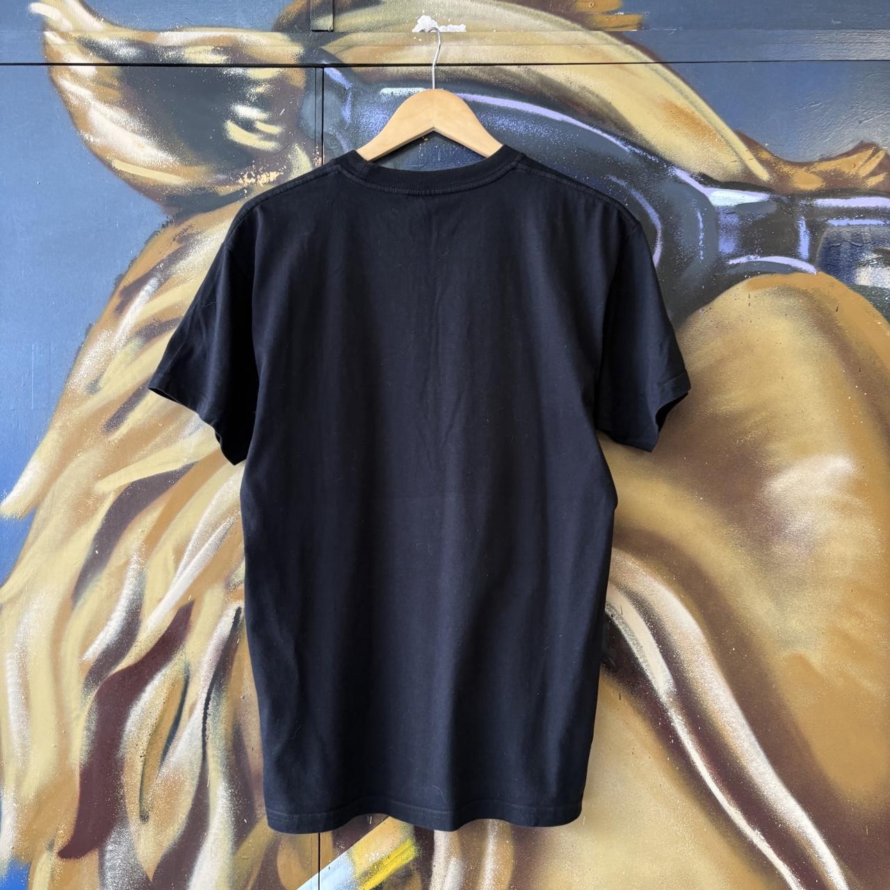 Carhartt WIP T shirt Mens Large Black Grid C Distorted Matrix Pattern Graphic Print Streetwear SkateTee Top Y2K