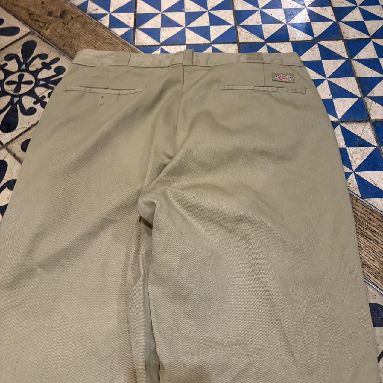 BR1209NV-F - Vintage retro essential  Tan Beige Dickies 874 Straight Leg Trousers pants casual workwear #skater #utility #workwear #874 #dickies