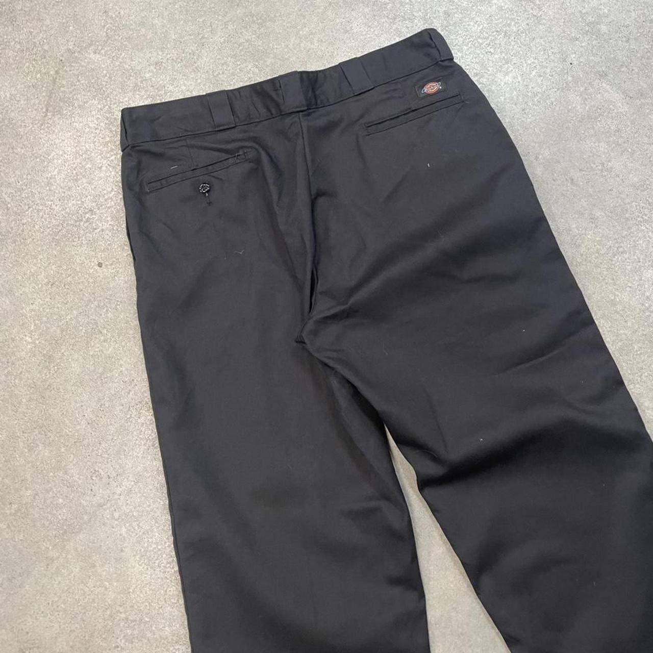 Dickies Black Chino Skater Trousers Workwear Pants