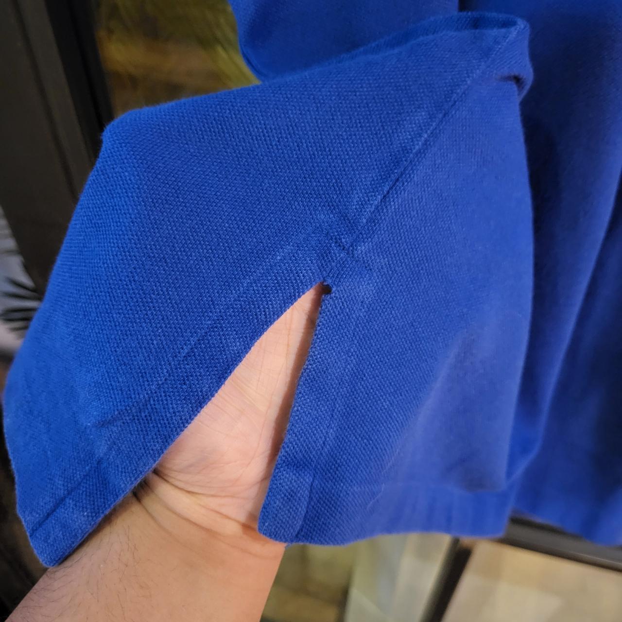 POL238 - Vintage Ralph Lauren Blue Polo Shirt Short Sleeve collared button up top #Y2K #preppy #chiefkeef #golf #oldmoney