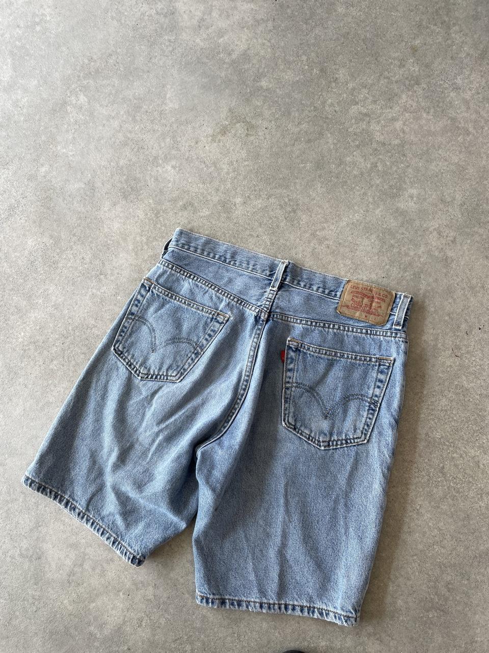 Levi’s 505 Denim Light Wash Blue Jorts Shorts
