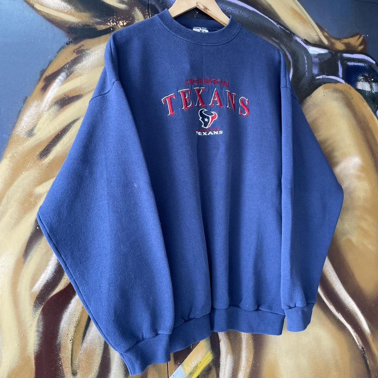 90s NFL Houston Texans Spellout Sweatshirt
