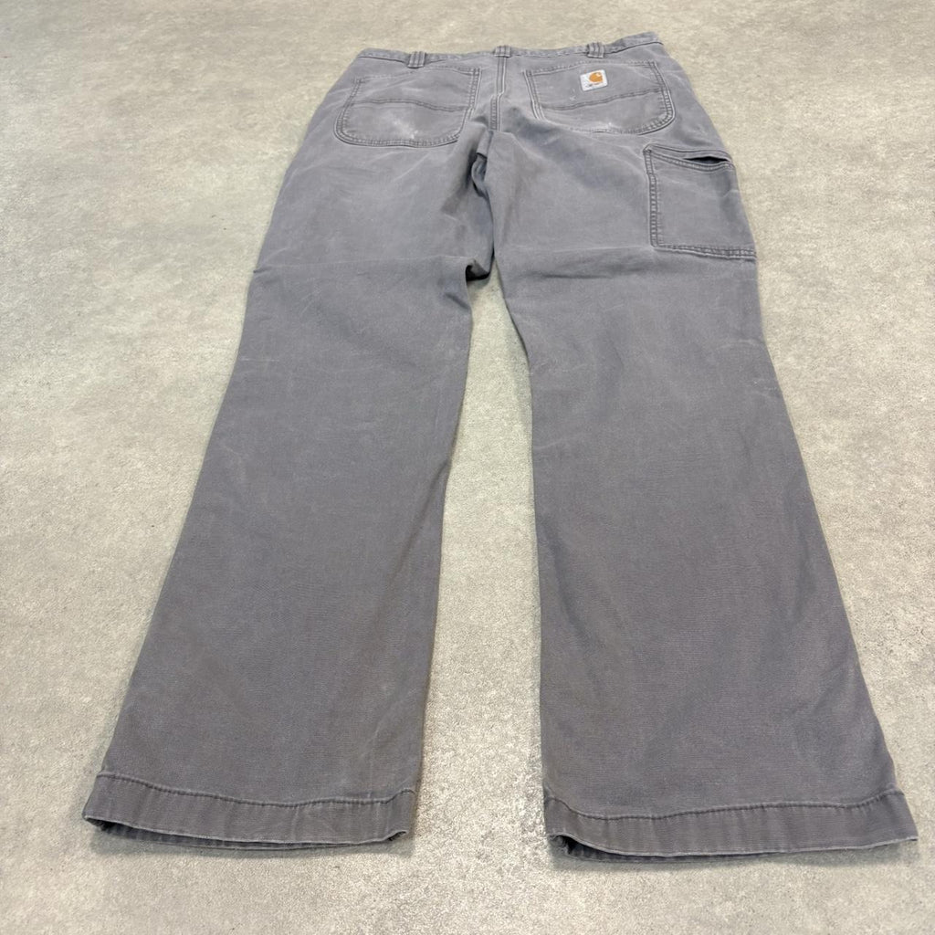 BR2701FZ-U - Vintage retro essential Grey Carhartt carpenter Trousers pants casual workwear #skater #utility #workwear #carpenter #carhartt