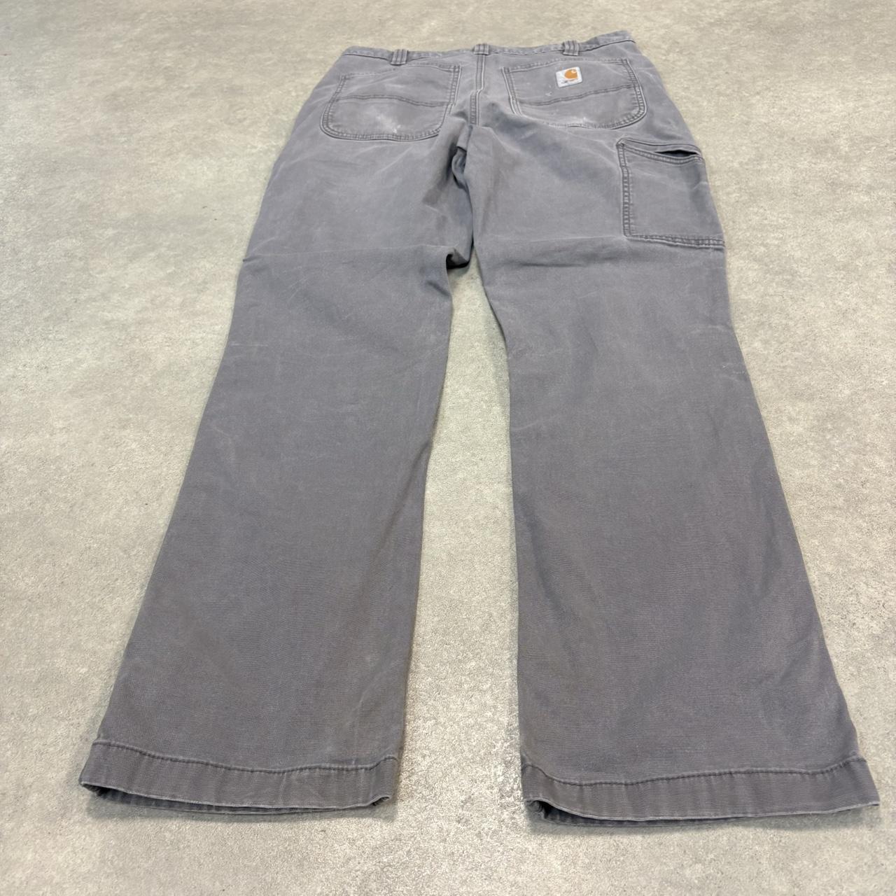 BR2701FZ-U - Vintage retro essential Grey Carhartt carpenter Trousers pants casual workwear #skater #utility #workwear #carpenter #carhartt