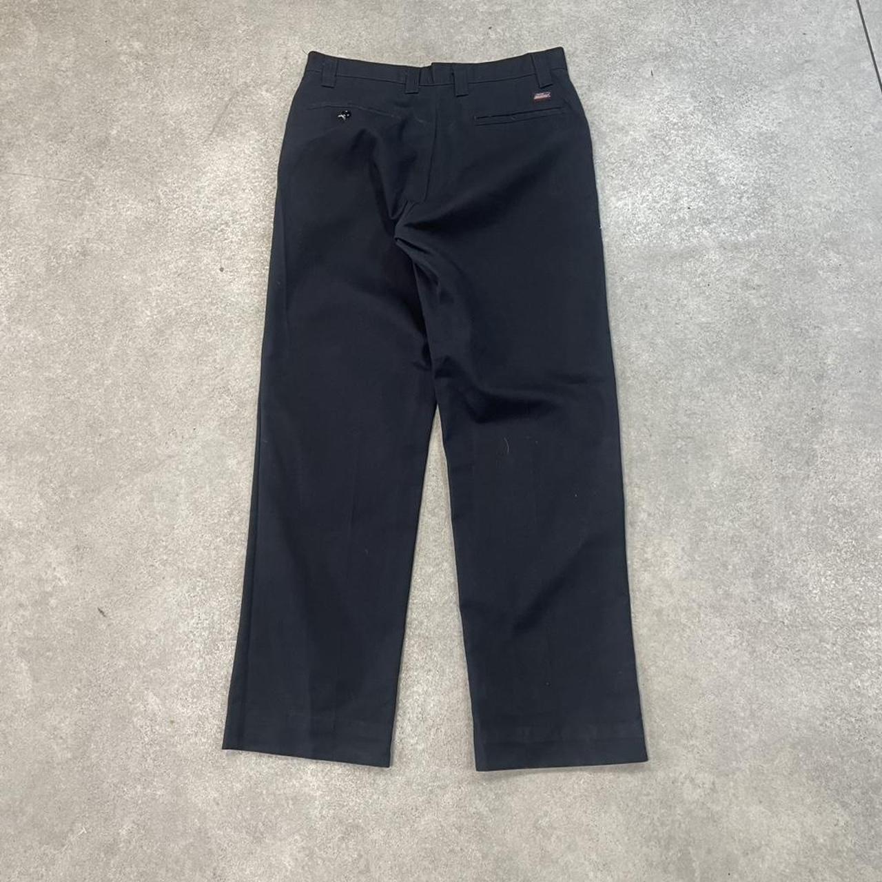 Dickies Black Chino Skater Trousers Workwear Pants