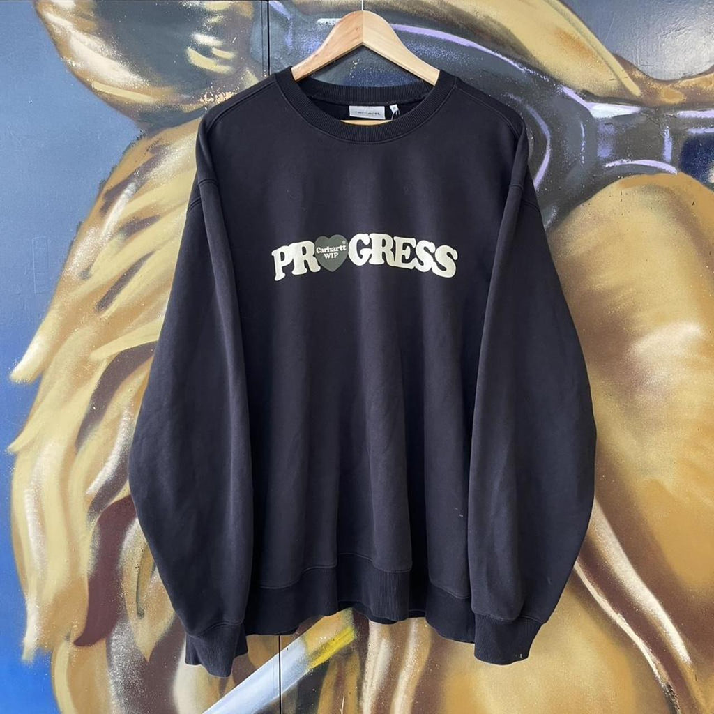 Carhartt WIP Progress Spellout Graphic Sweatshirt