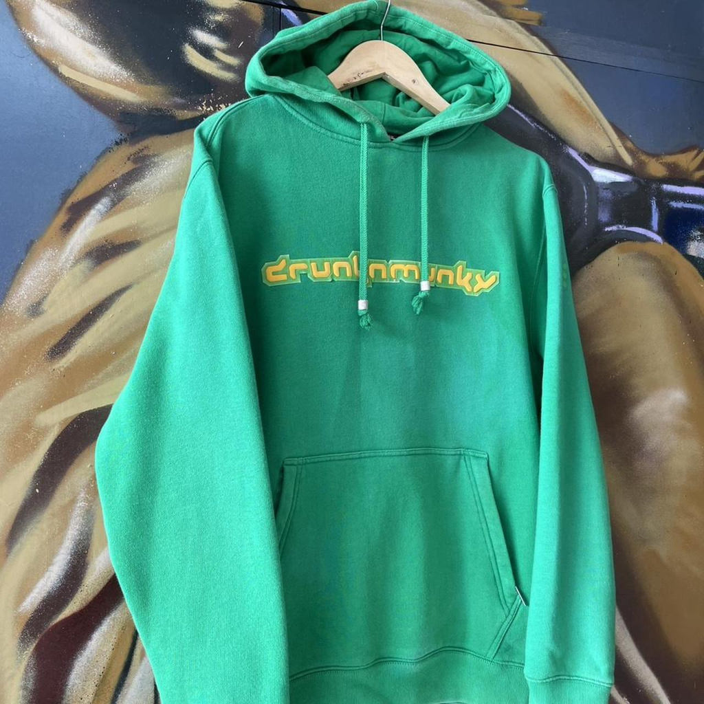 Y2K Drunkunmunky Spellout Hoodie