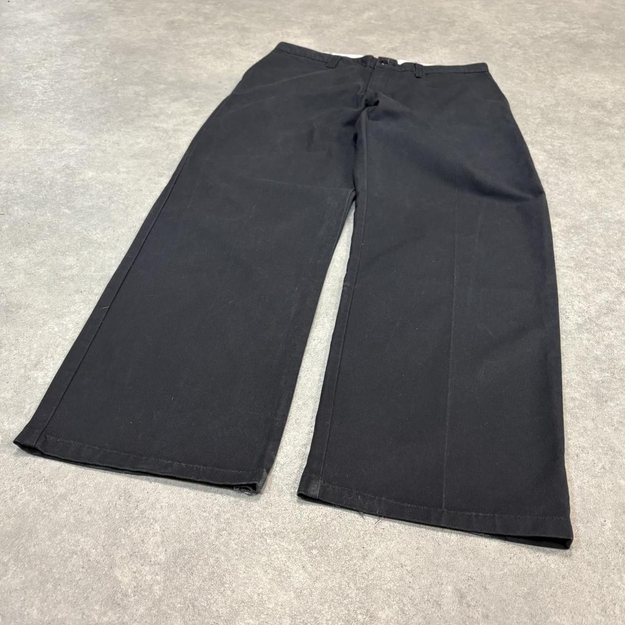 BR1912AAN-U - Vintage retro essential Black Dickies Straight Leg Trousers pants casual workwear #skater #utility #workwear #straightleg #dickies