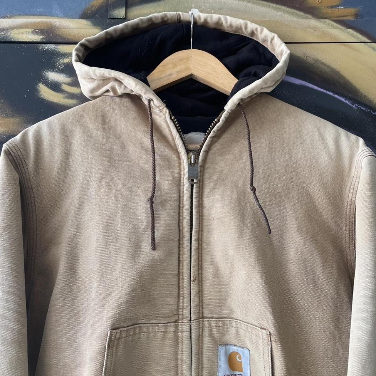 Carhartt Hooded Canvas Active Jacket  J130 J03 BRN