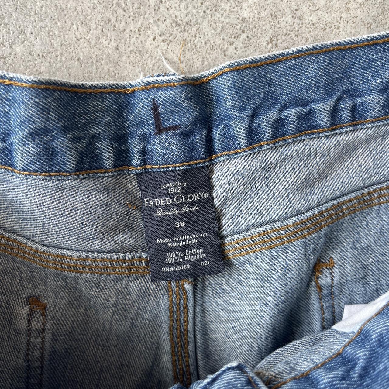 Faded Glory Dark Wash Denim Jorts
