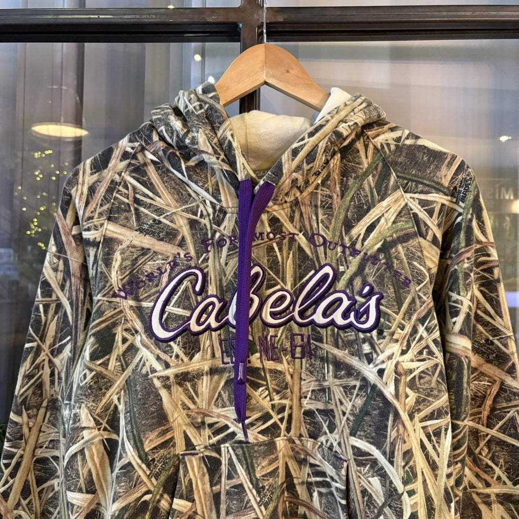 0225H57BR - Vintage Retro Essential Realtree Camouflage Khaki Green Brown Field Hunting graphic print Sweatshirt Hoodie #realtree #hunting #camo #utility