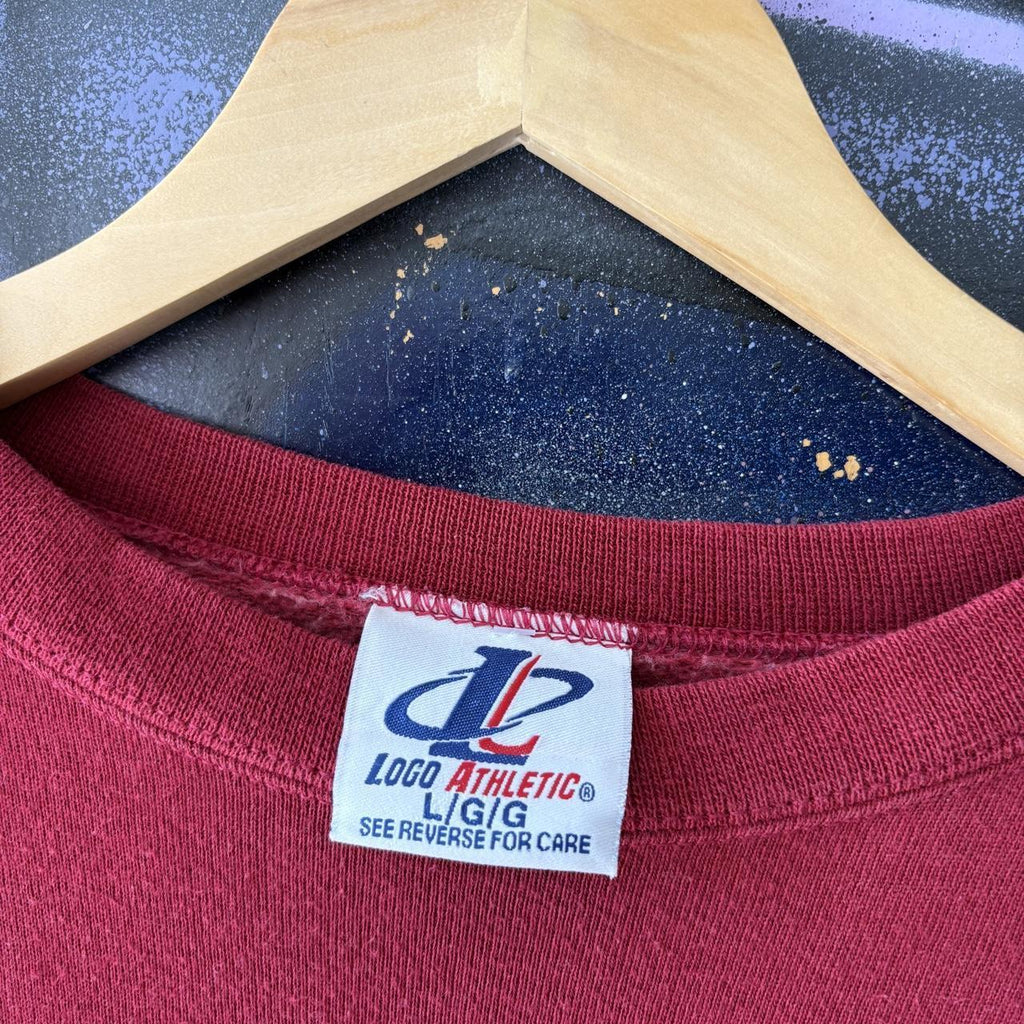 Vintage San Francisco 49ers Sweatshirt Mens Large Burgundy NFL Pullover Jumper Top 90s Y2K 00s