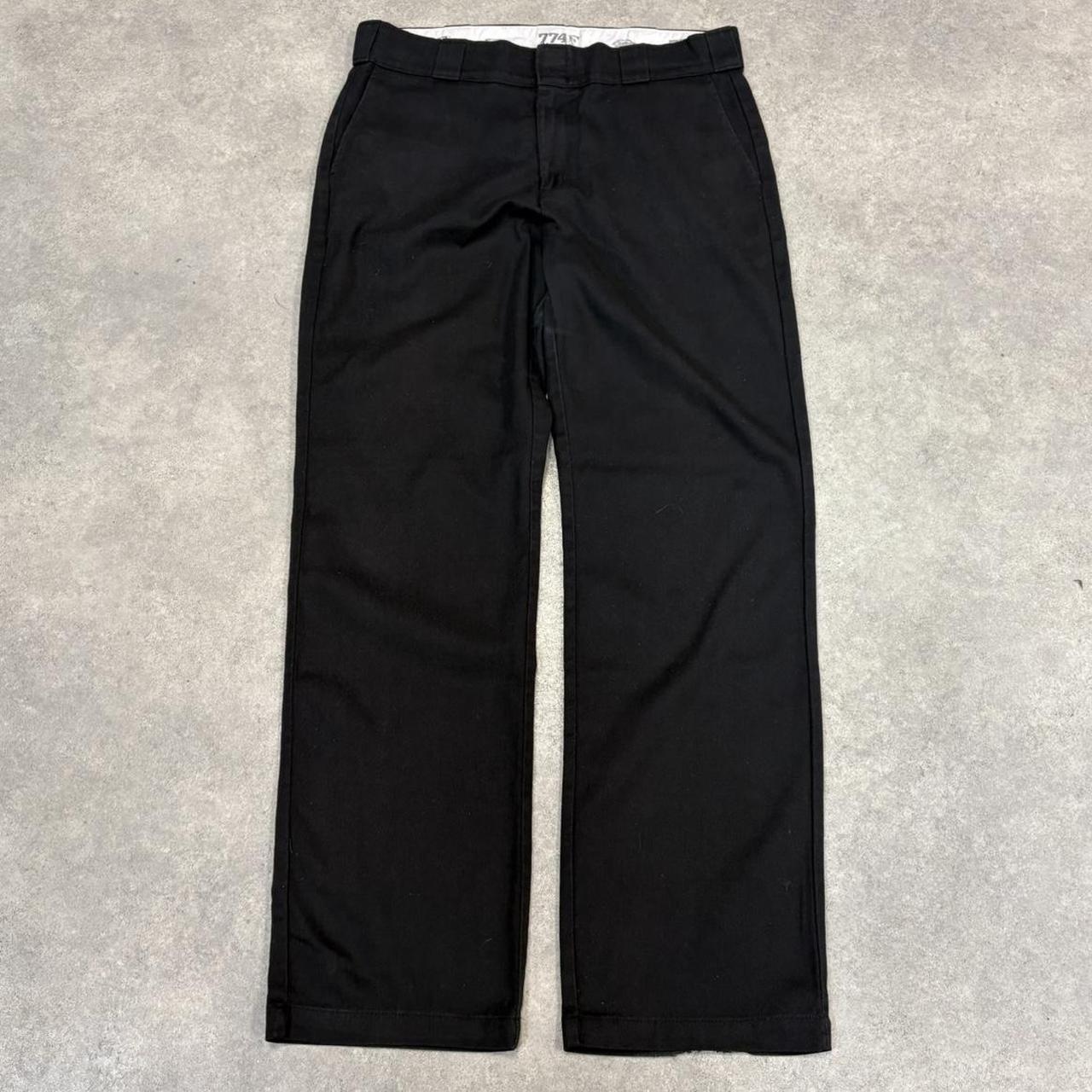 BR1912AAI-U - Vintage retro essential Black Dickies 774  Straight Leg Trousers pants casual workwear #skater #utility #workwear #straightleg #dickies