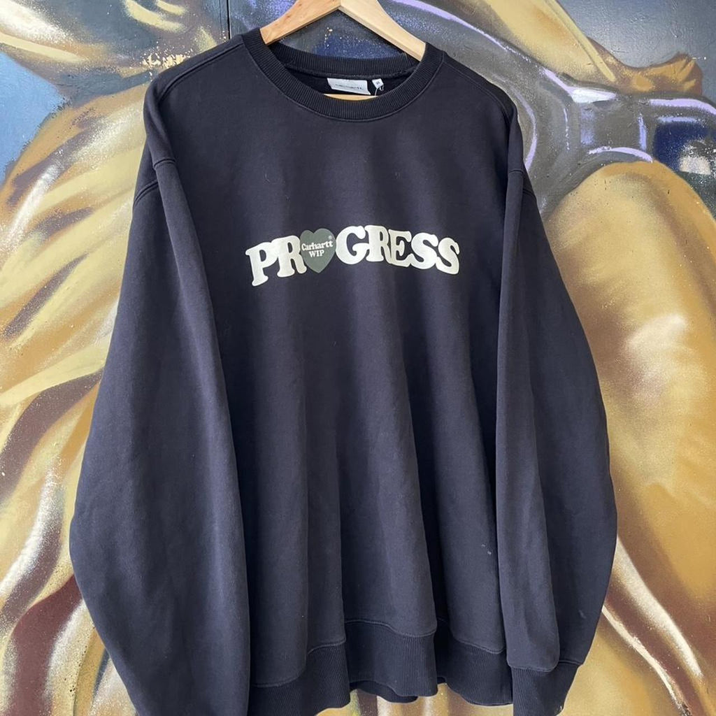 Carhartt WIP Progress Spellout Graphic Sweatshirt