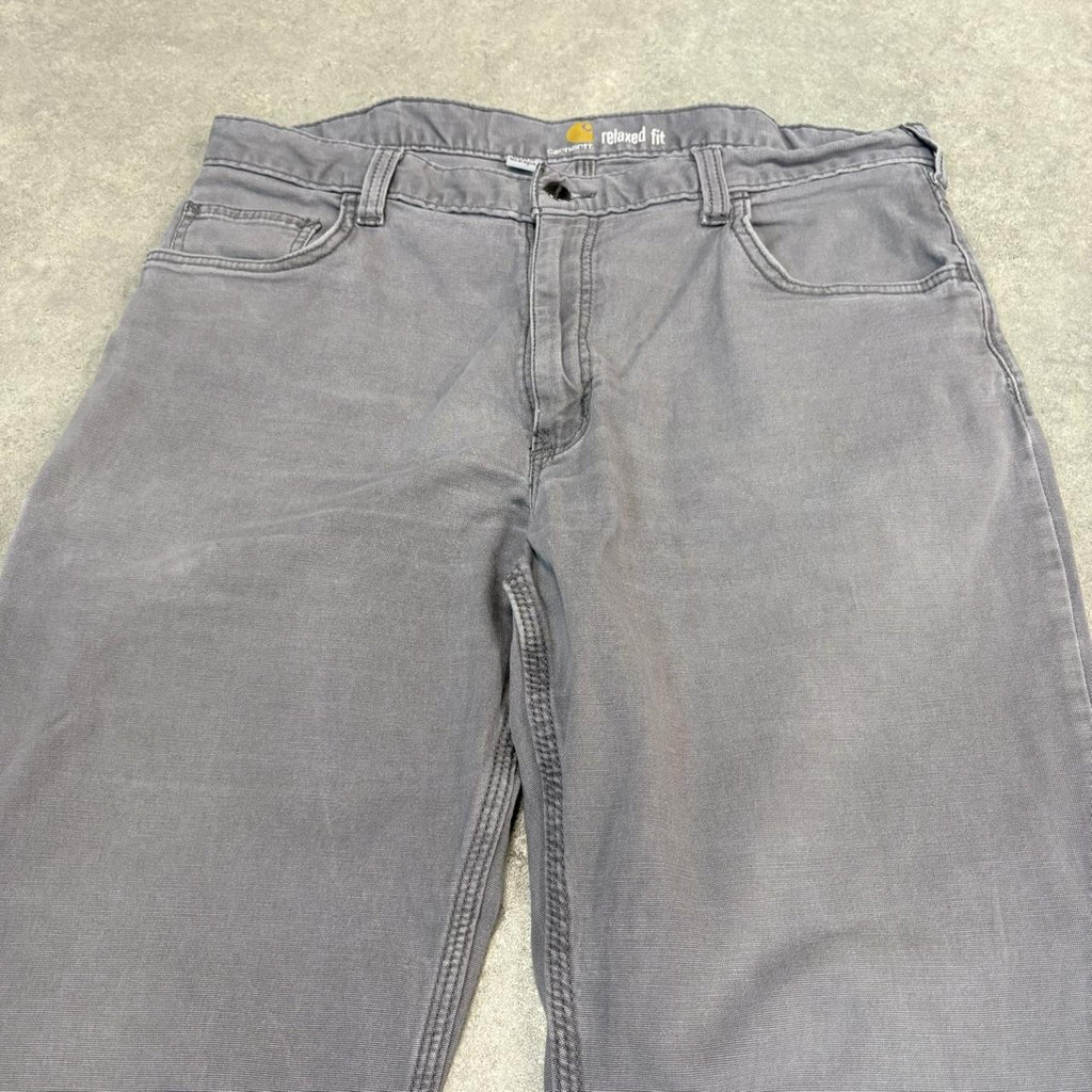 BR2701FT-U - Vintage retro essential Grey Carhartt carpenter Trousers pants casual workwear #skater #utility #workwear #carpenter #carhartt