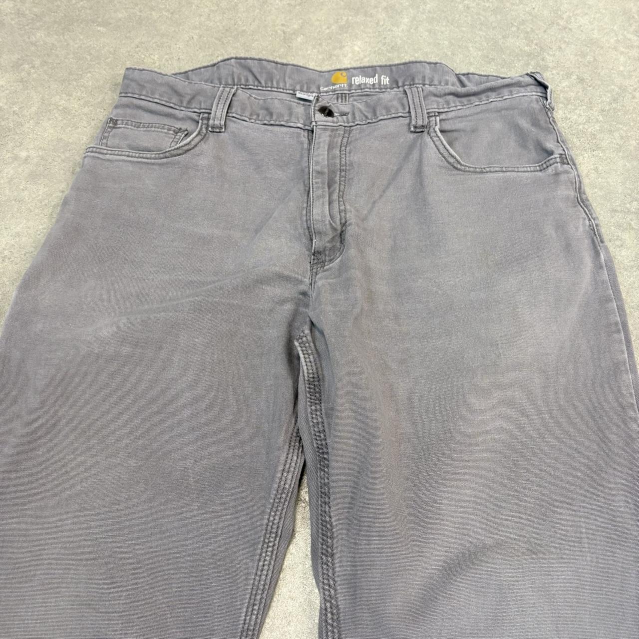 BR2701FT-U - Vintage retro essential Grey Carhartt carpenter Trousers pants casual workwear #skater #utility #workwear #carpenter #carhartt