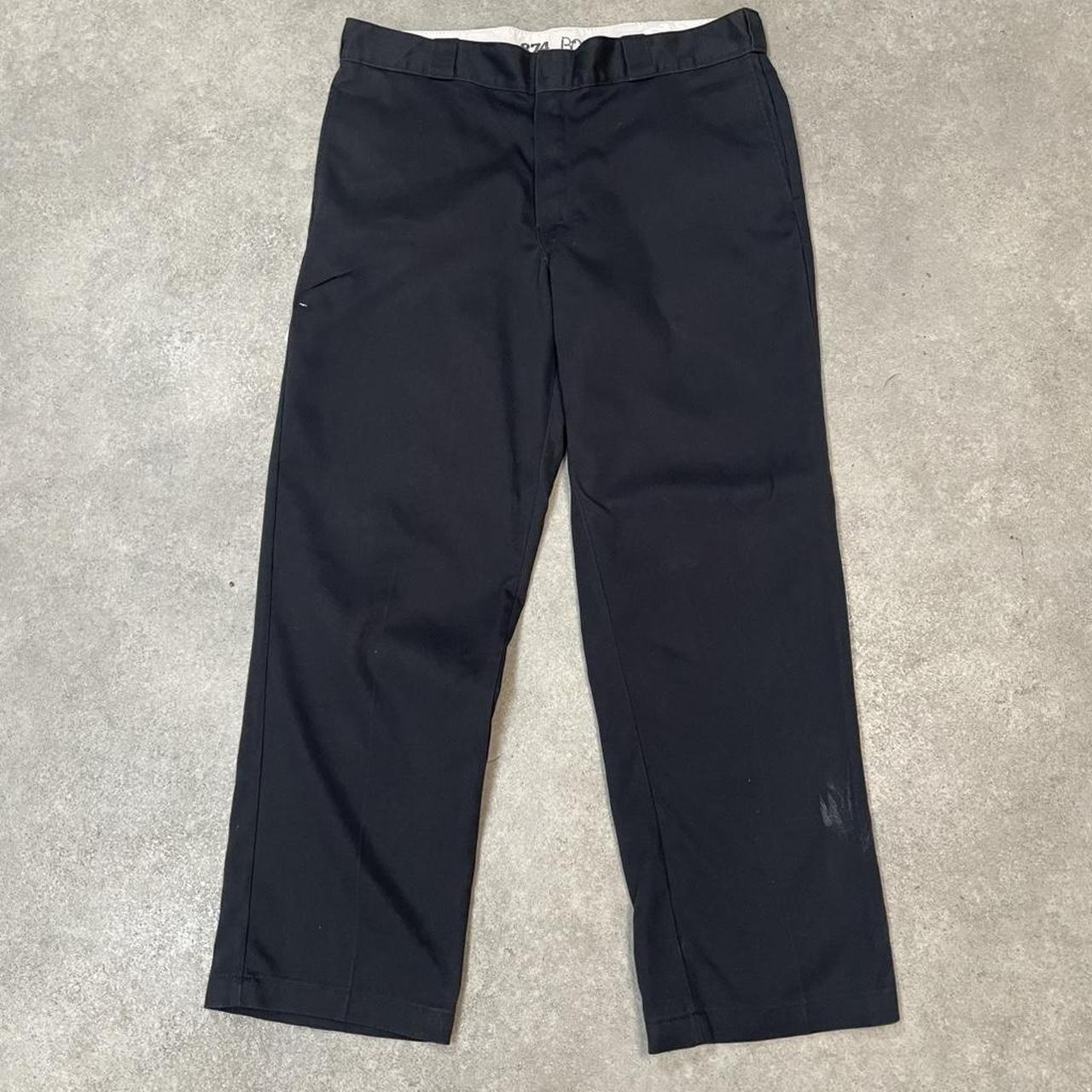 Dickies 874 Black Chino Skater Trousers Workwear Pants