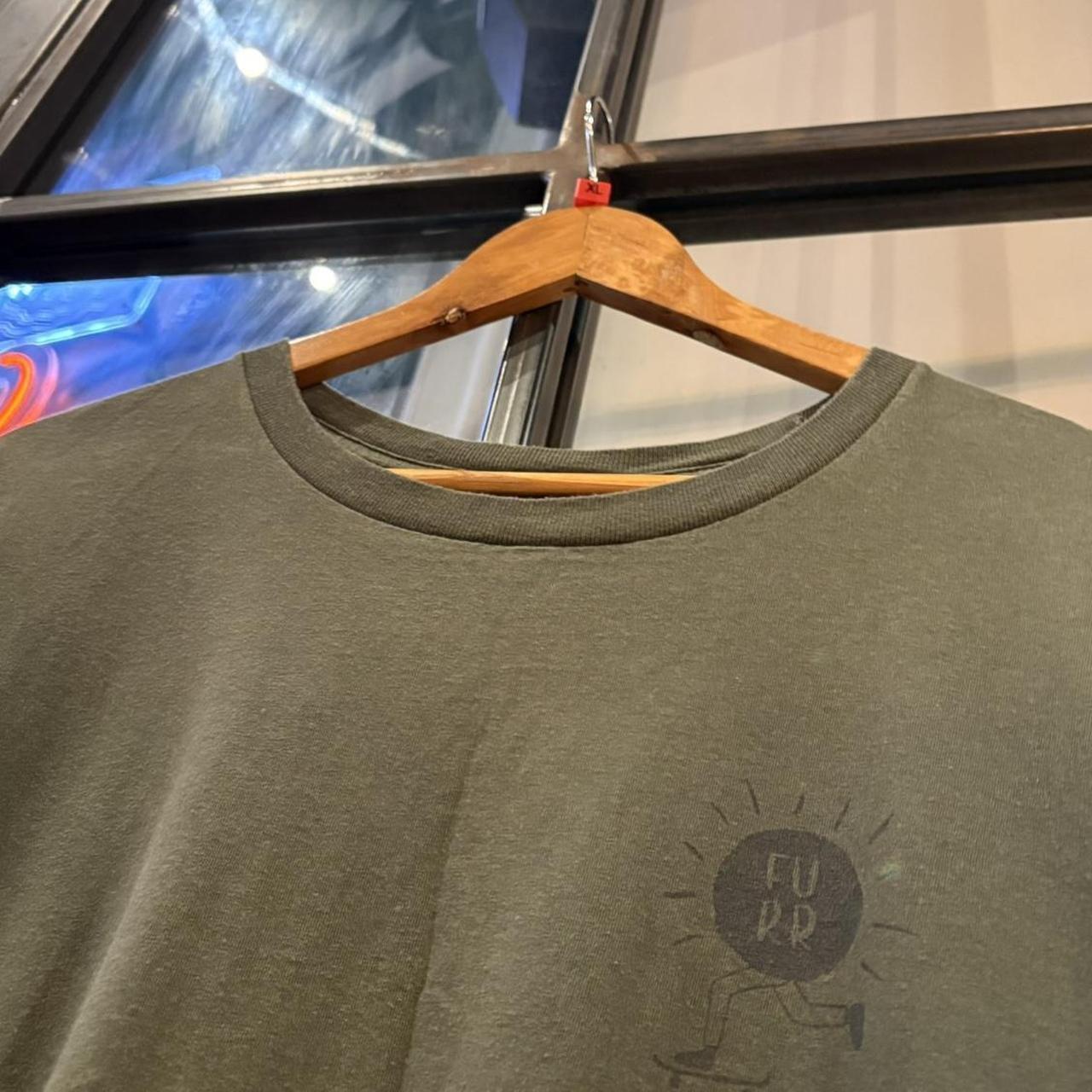 CP4703G-F - Vintage Retro Essential Khaki Furr Skateboards Good Vibes Graphic Print Top Tee T-shirt #furr #graphic #top #skater #goodvibes