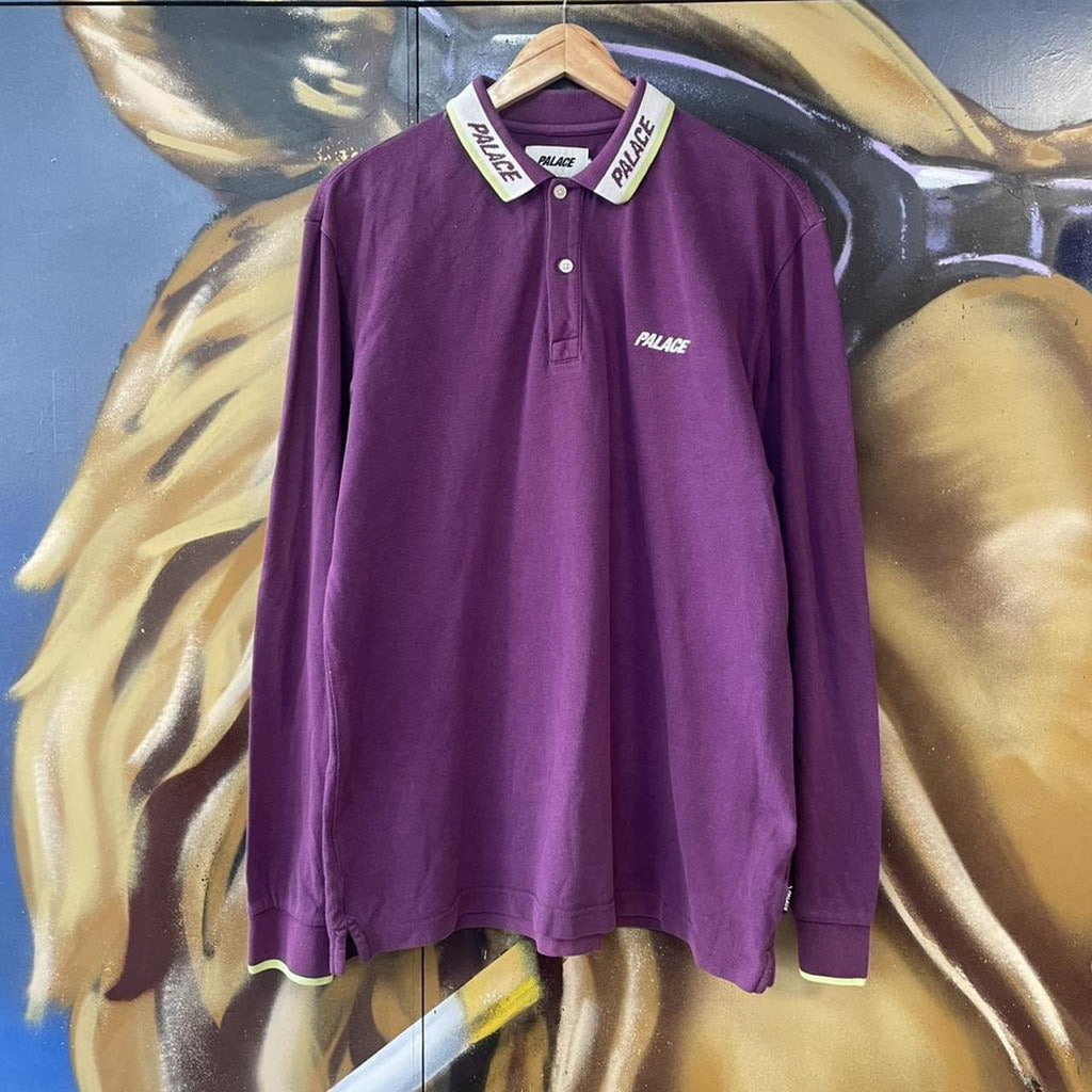Palace Essential Long Sleeve Polo Tee