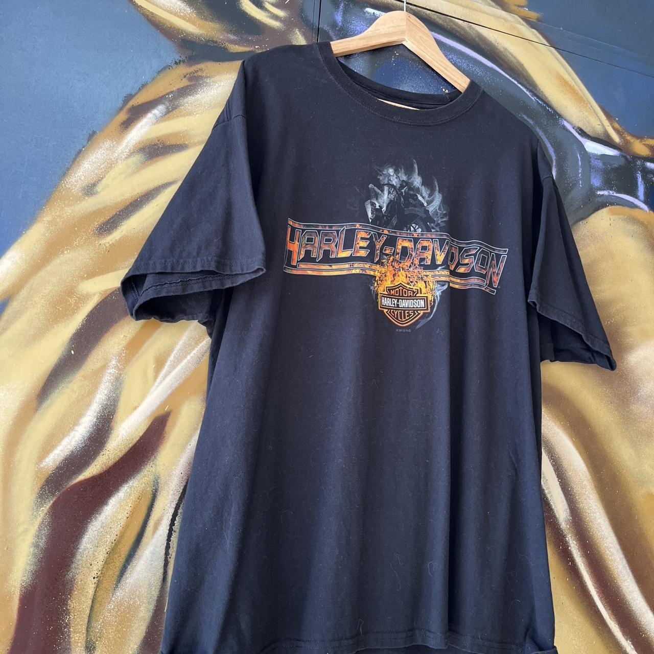 Harley Davidson Durango Flame Graphic Tee