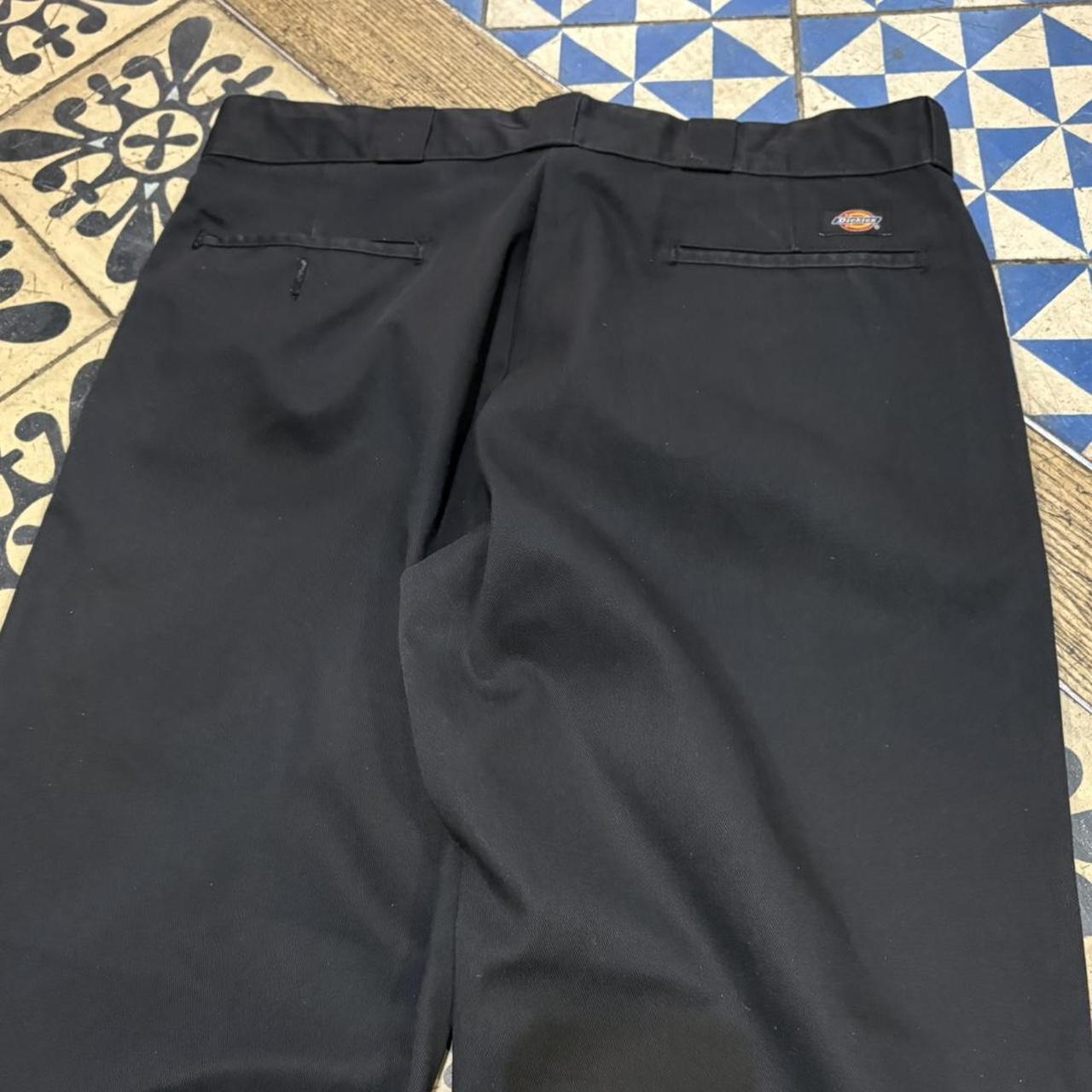 BR1011DA-F - Vintage retro essential Black Dickies Straight Leg Trousers pants casual workwear #skater #utility #workwear #straightleg #dickies