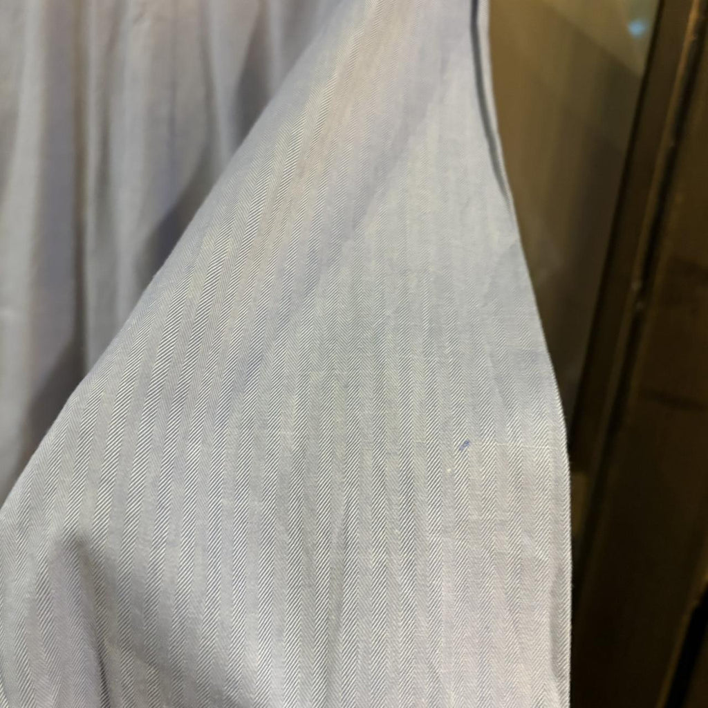 1224D56-P - Vintage Tommy Hilfiger Herringbone Plain Longsleeve collared button up polo shirt top #Y2K #preppy #chiefkeef #smartcasual #oldmoney