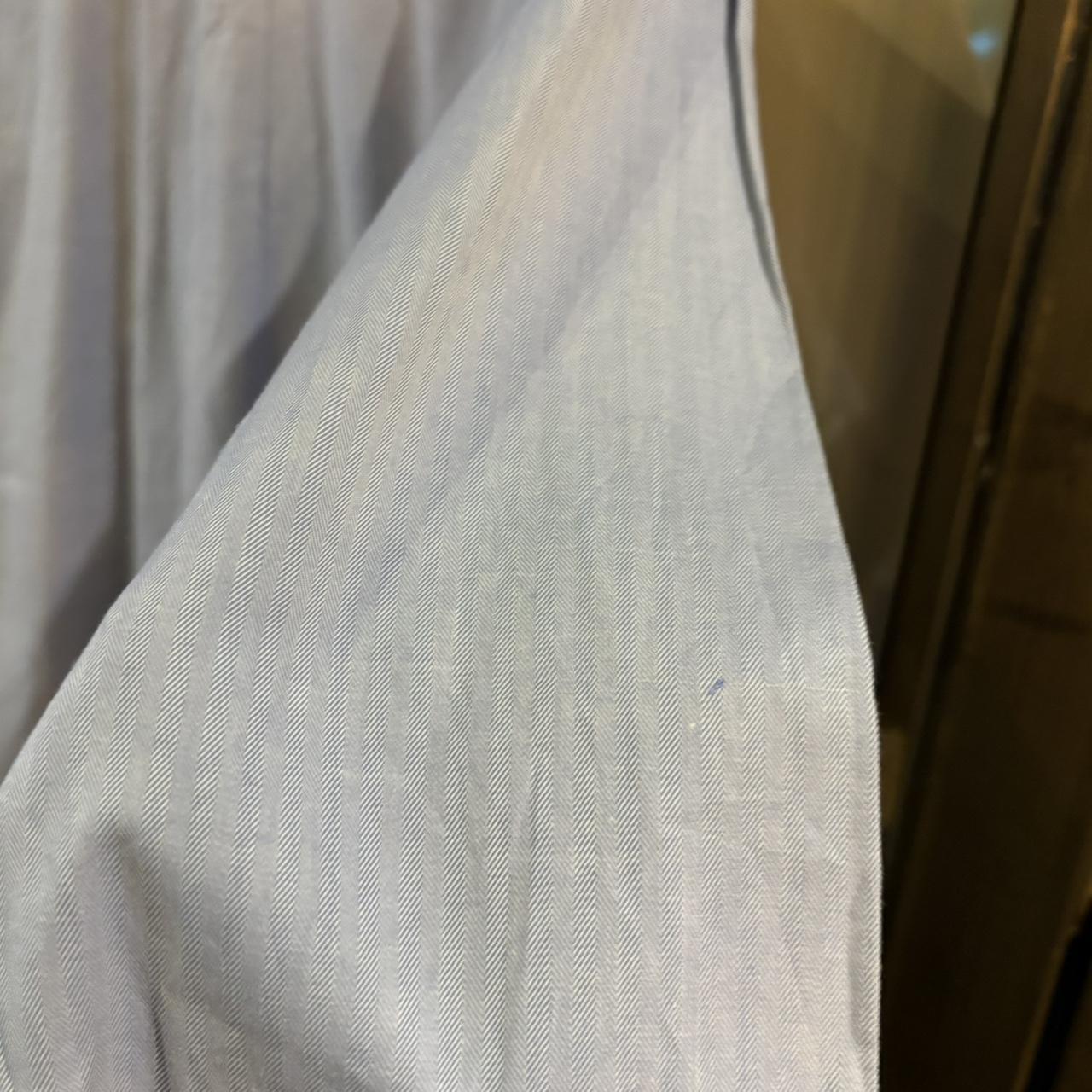 1224D56-P - Vintage Tommy Hilfiger Herringbone Plain Longsleeve collared button up polo shirt top #Y2K #preppy #chiefkeef #smartcasual #oldmoney
