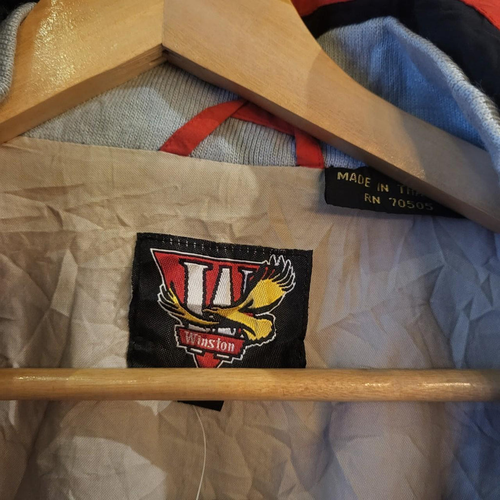 WCJ005 - Vintage retro Essential black red Nascar Winston Cup Series full zip up racing jacket #nascar #racing #y2k #racer