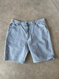 90s Light Wash Blue Denim Jorts Shorts