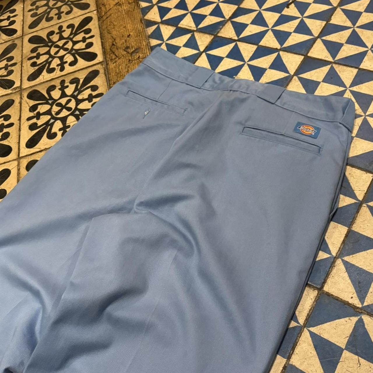 TRW474F-P - Vintage retro essential Dickies Baby Blue 874 Trousers pants casual workwear #skater #utility #workwear #carpenter #dickies
