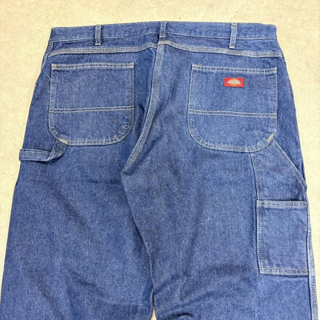 BR1912VP-U - Vintage retro essential  Dickies carpenter Blue Wash Denim Jeans Trousers pants #denim #dickies #carpenter #skater #jeans