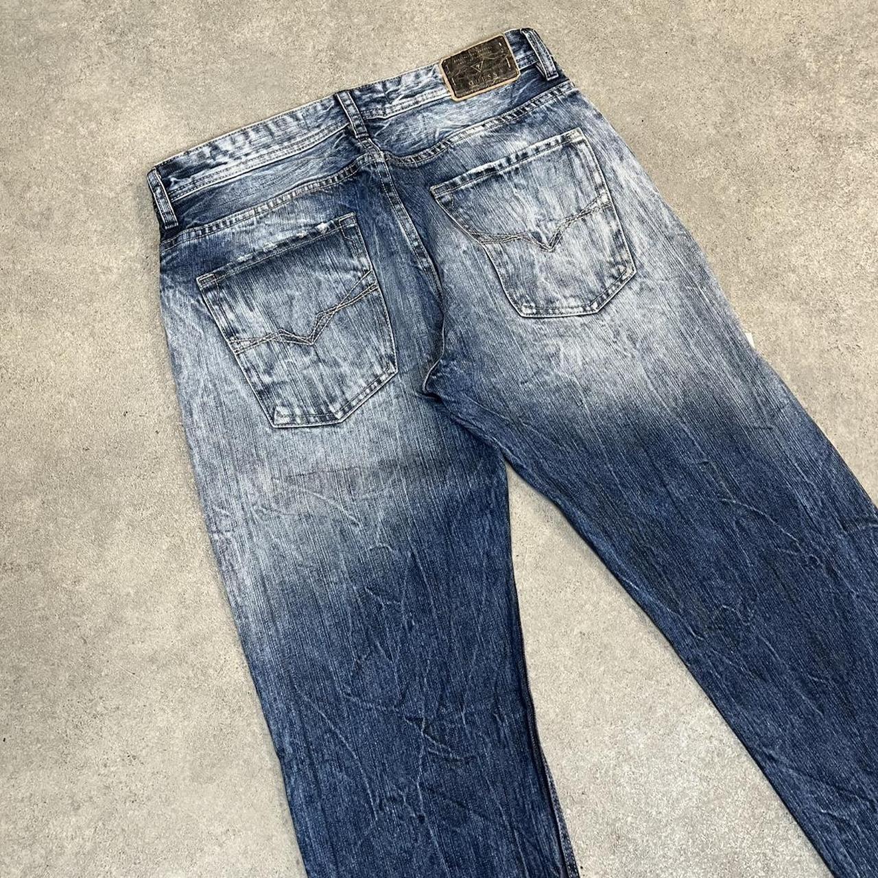 Guess USA Blue Y2K Wash Jeans